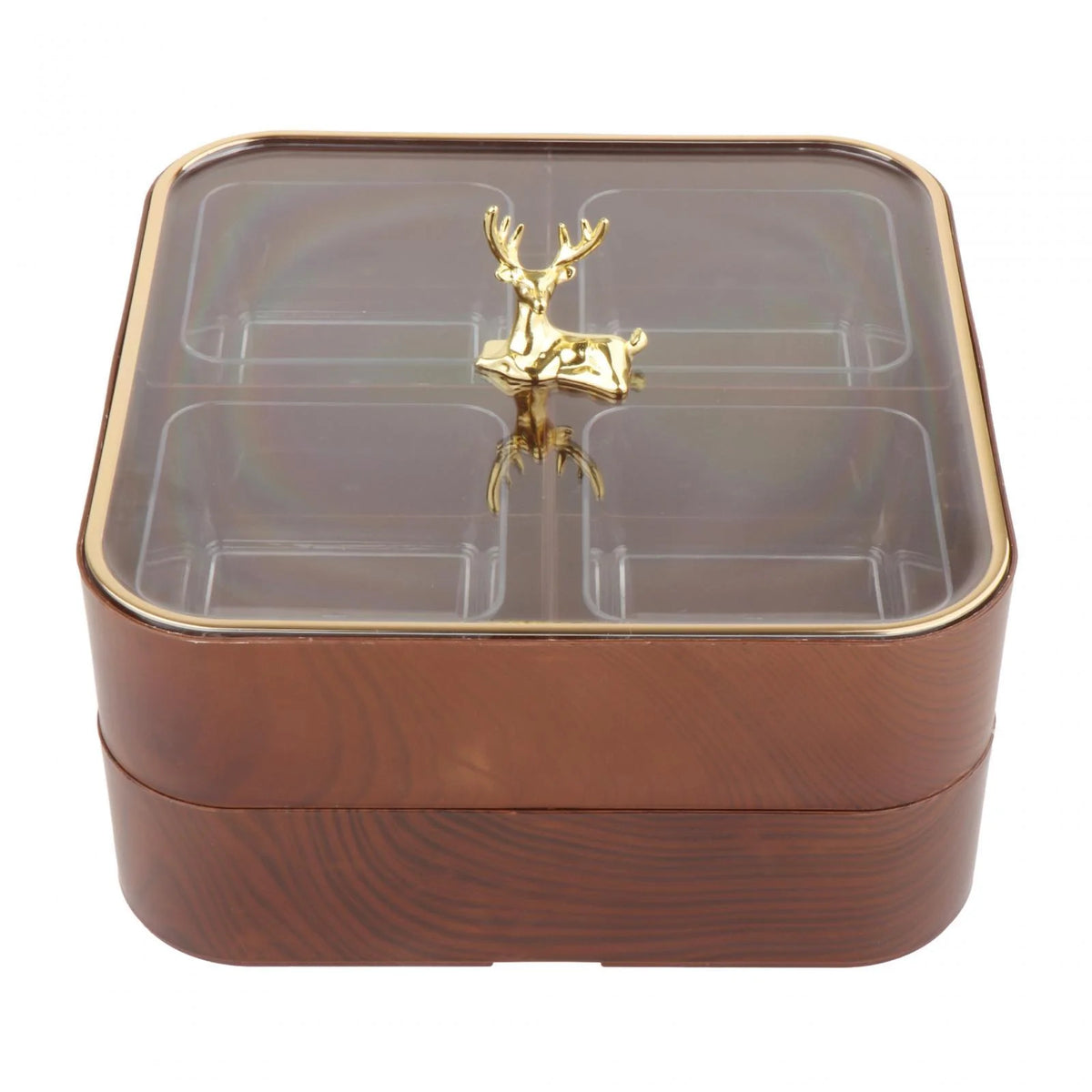 Dried Fruit Snack Candy Tray with Cover G6268