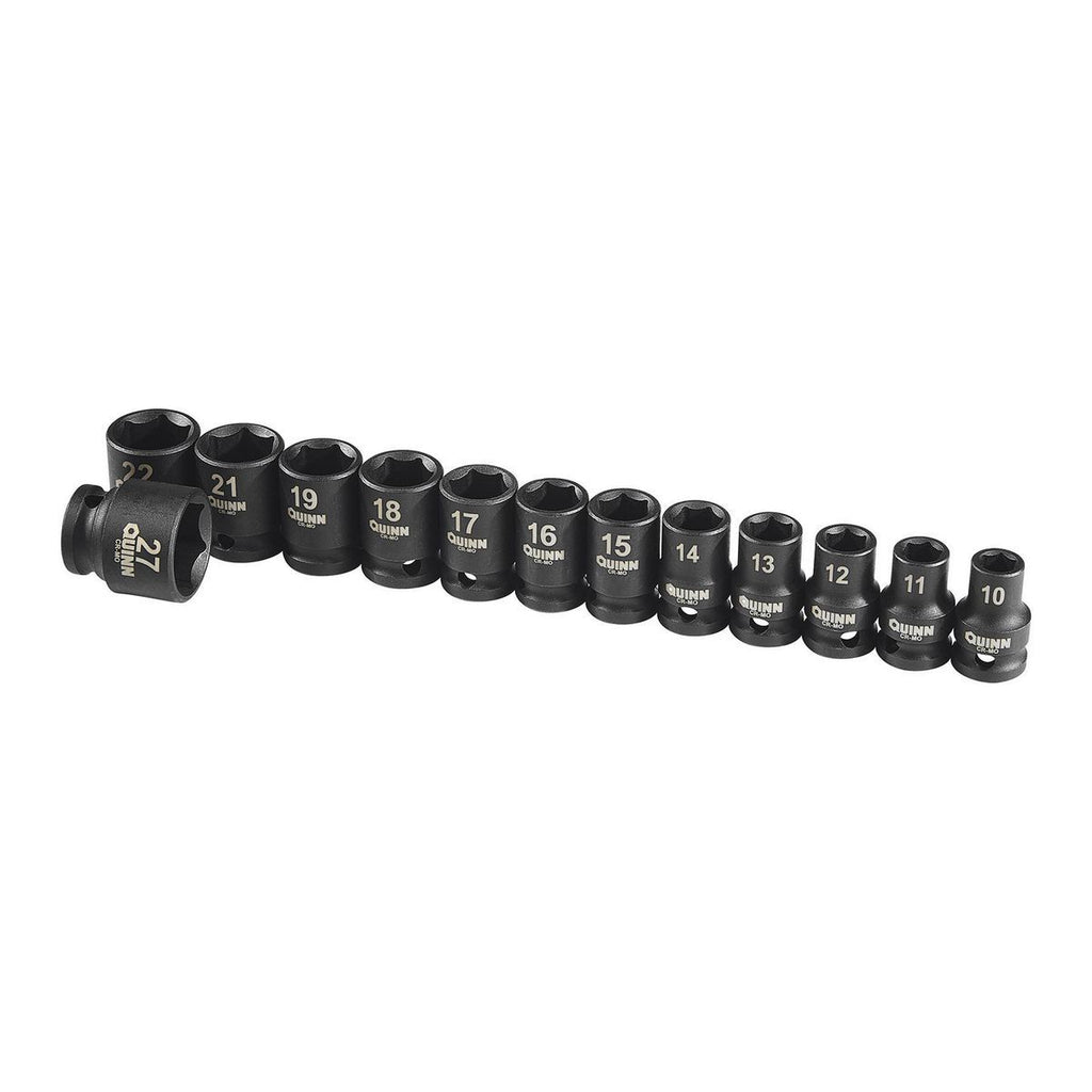 1/2 in. Drive Metric Impact Socket Set, 13-Piece C35612