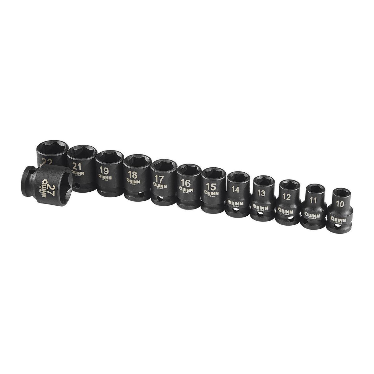 1/2 in. Drive Metric Impact Socket Set, 13-Piece C35612