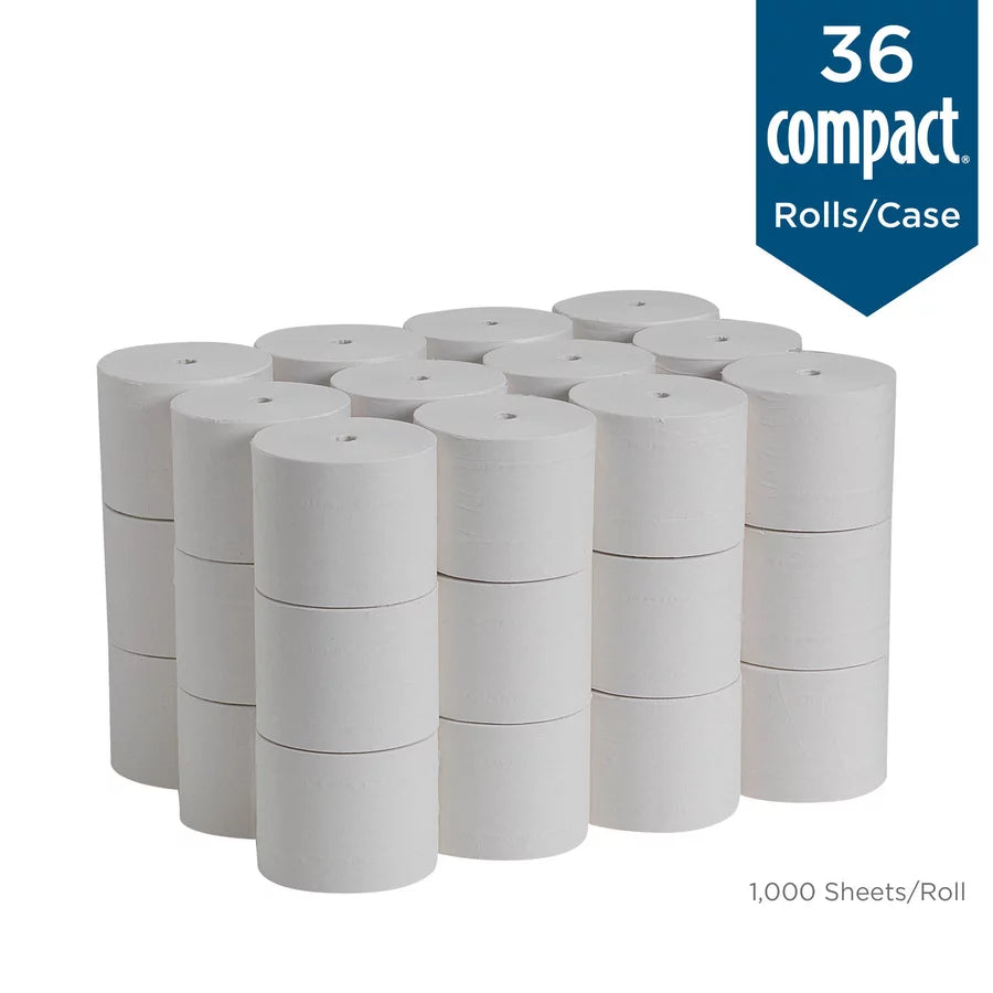 Compact Toilet Tissue 36 Count White G947699