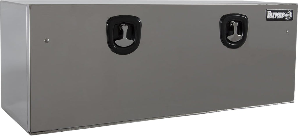 Polished Stainless Steel Underbody Truck Box with T-Handle Latch, 18 x 18 x 24 Inch V8852