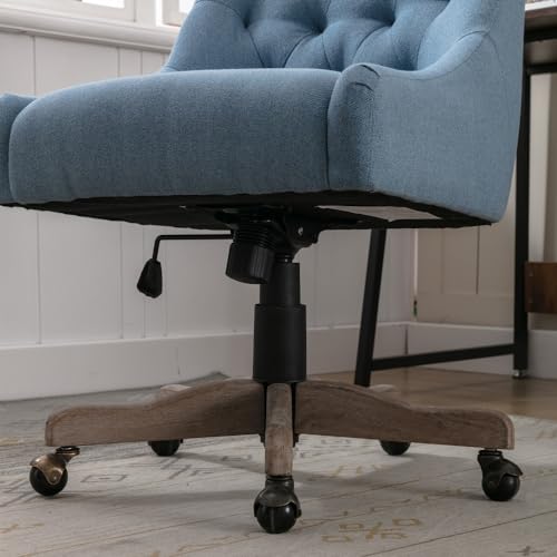 Beige Fabric Upholstered Swivel Office Chair G80999