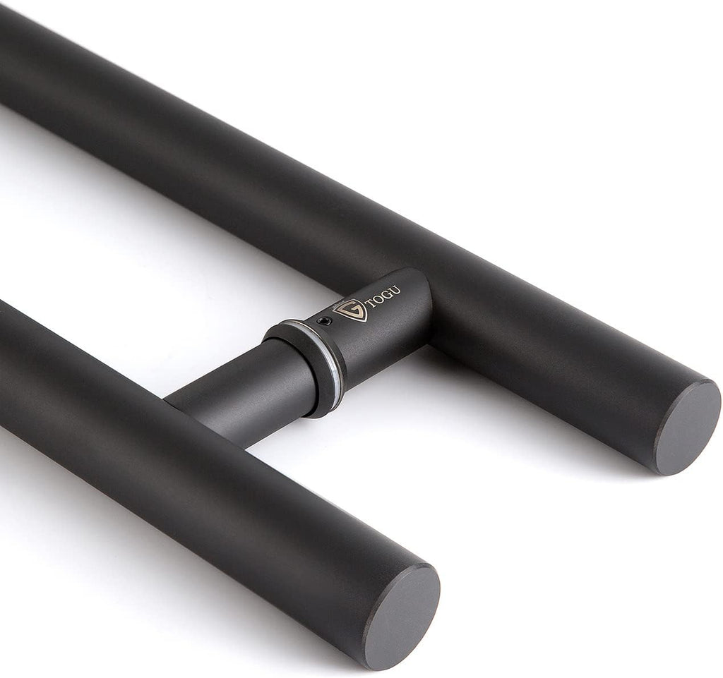 36 inches Solid Stainless Steel Push Pull Door Handle, Matte Black Finish B6738