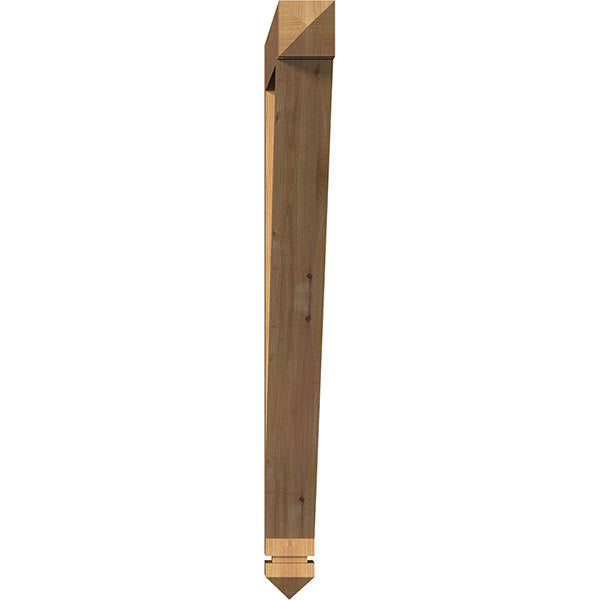Traditional Arts u0026 Crafts Smooth Bracket, Western Red Cedar A317681