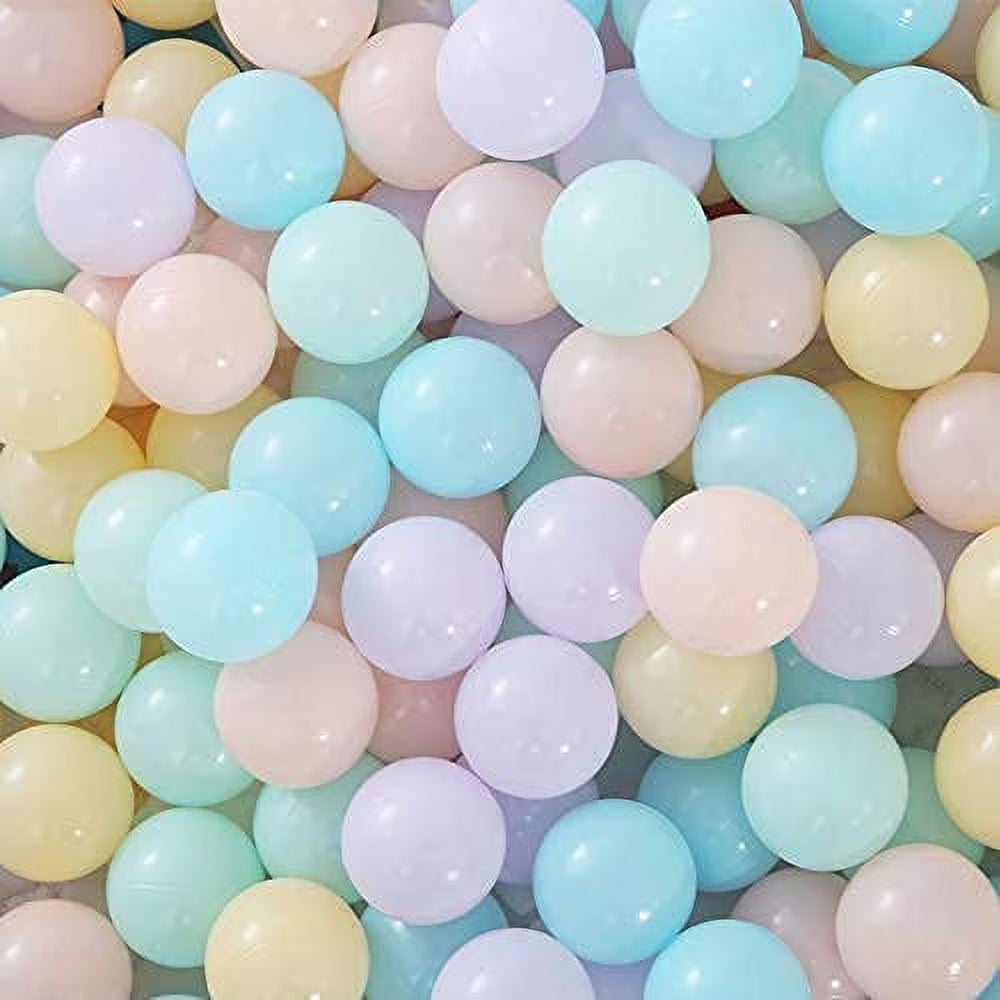 50 Soft Plastic Ball Pit Balls with Storage Bag R3654