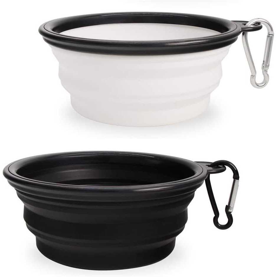 Collapsible Dog Bowl 2 Pack Q956