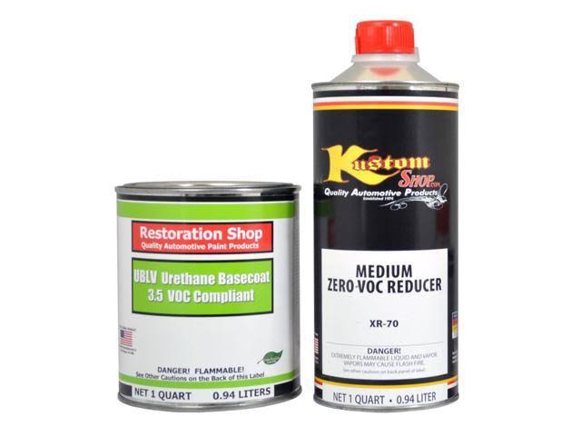 Silver Metallic Quart Kit Low VOC Urethane Basecoat Car Auto Paint Kit A7692