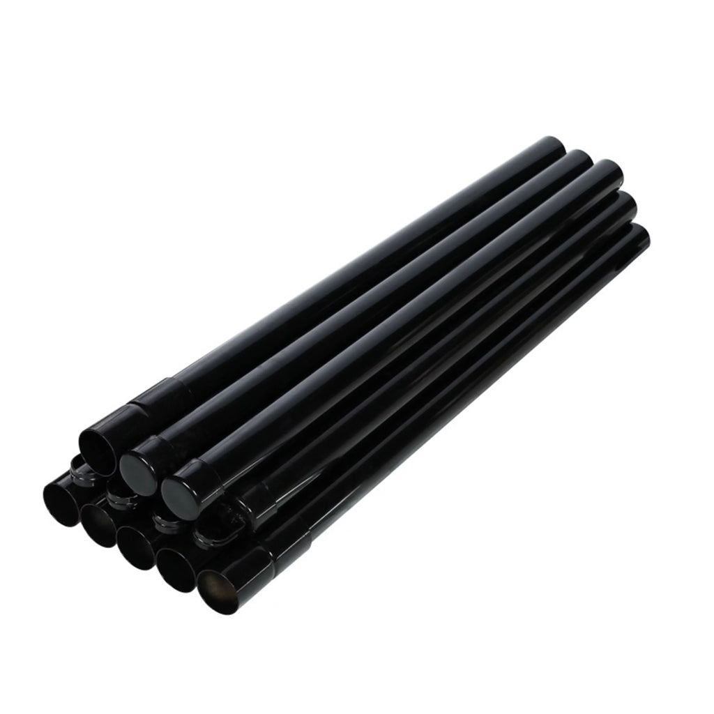 Black PVC Coated Steel Chain Link Fence X242417