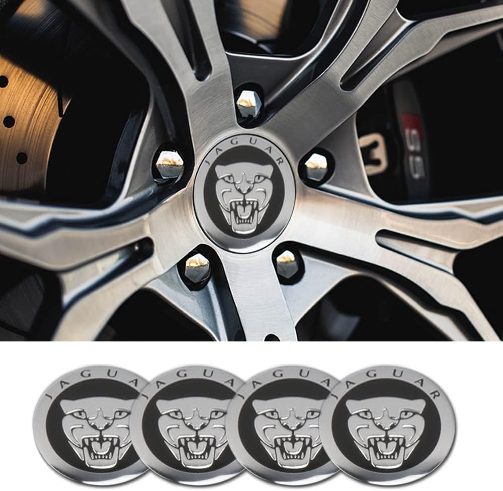 4 x 2.22inch ABS Wheel Center Cap Sticker I95457