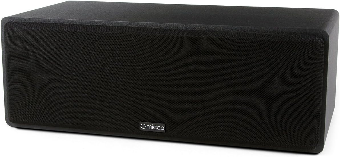 Center Channel Speaker, 2-Way, Black, Pack of 2 P7816