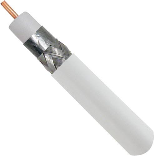 White Plenum Rated Coaxial Cable 1000ft C514