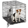 Black Single Door Dog Crate D5952