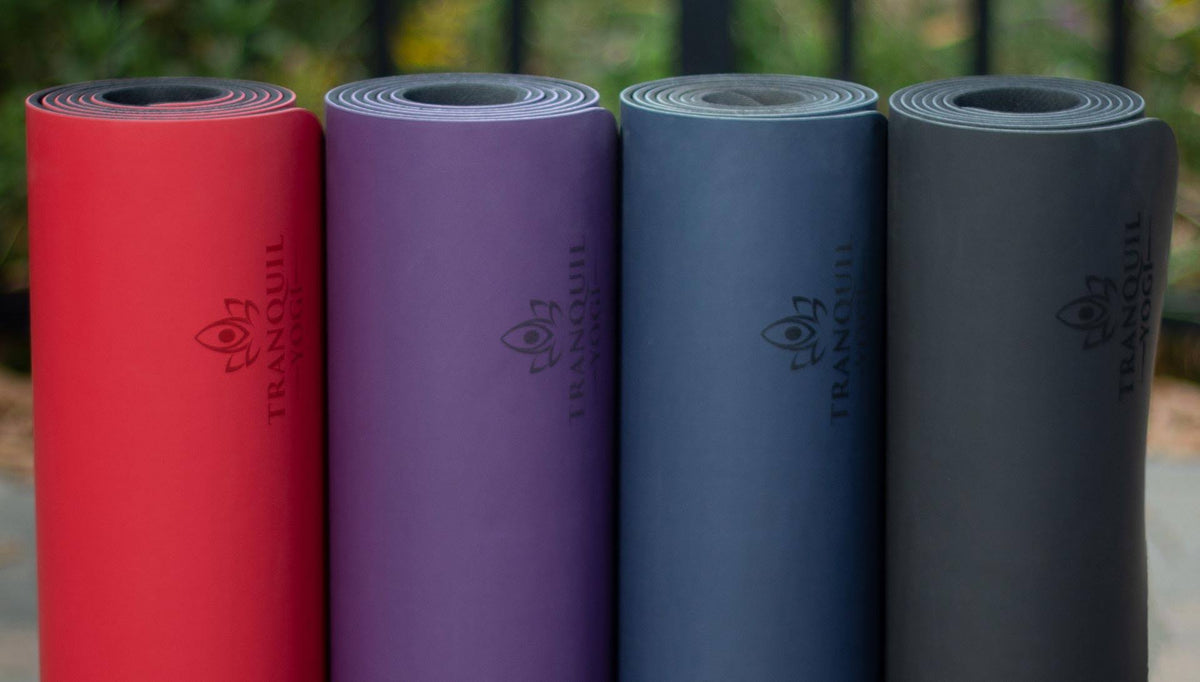 Natural Yoga and Exercise Mat with Carry Strap A975709