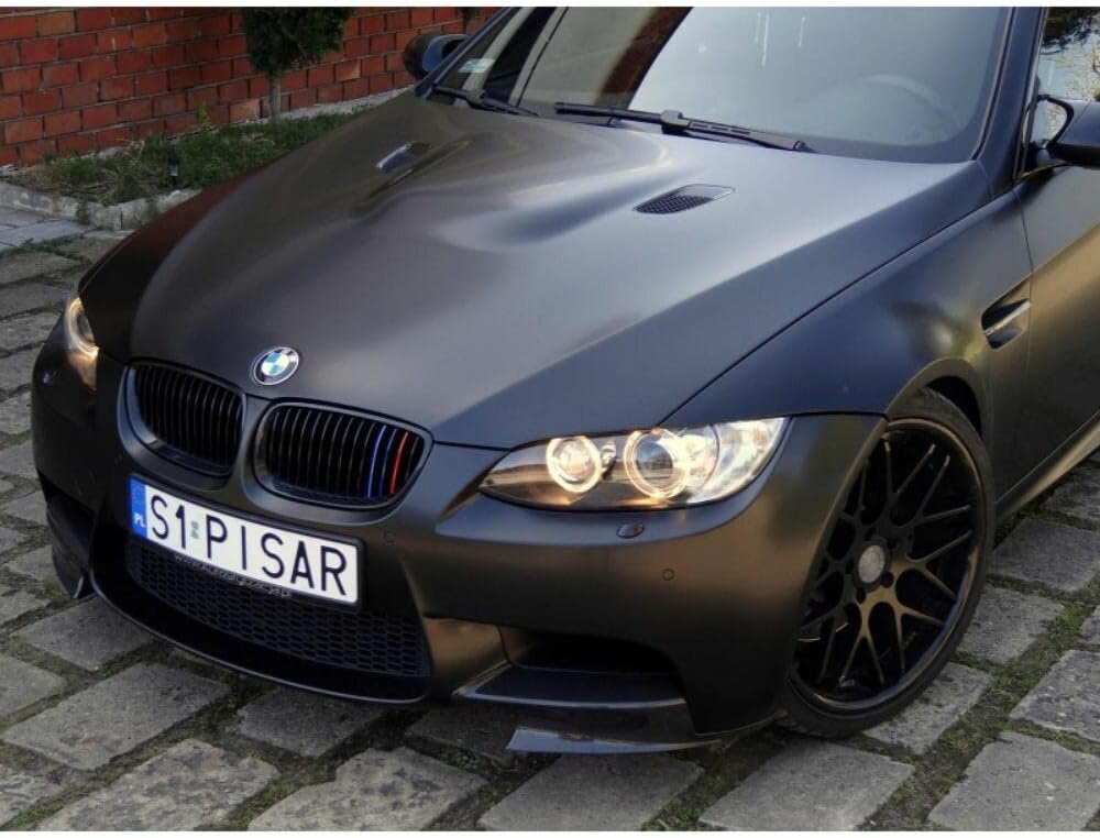 Satin Black 5ft x 6ft Car Wrap Vinyl Film Pack of 2 G989