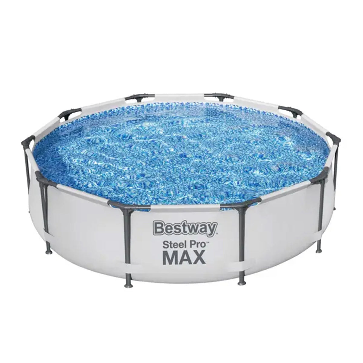 10'x30" Above Ground Metal Frame Swimming Pool with Pump W1307