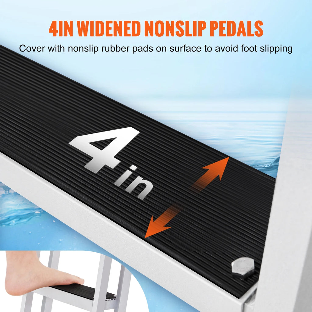 Aluminum 5 Steps Boat Dock Ladder Y2770