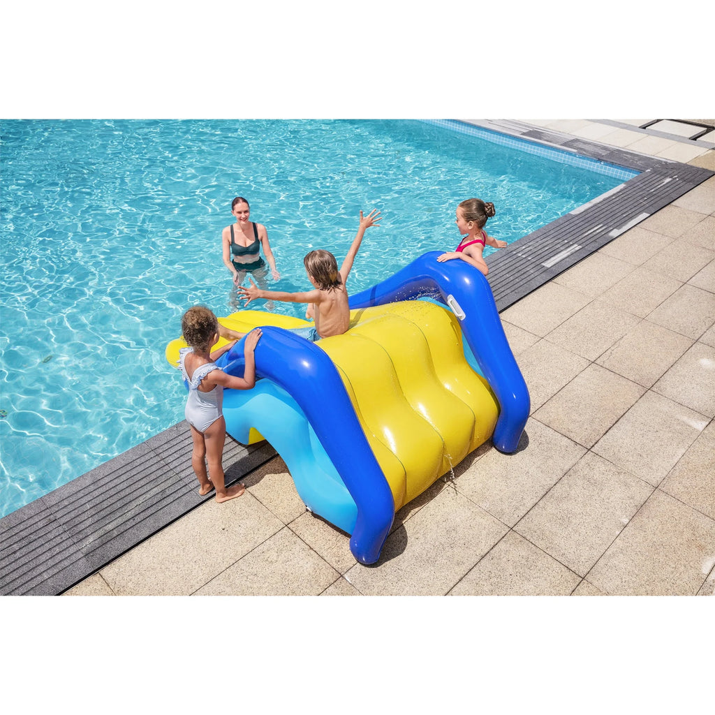 Inflatable Pool Water Slide with Built-In Sprinkler M2319