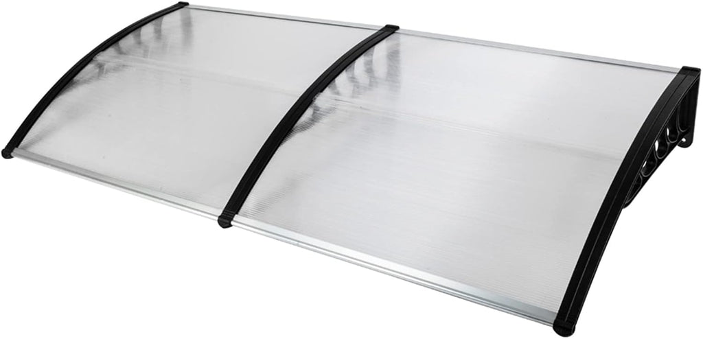 100 x 80 White and Black Awning Canopy Pack of 2 S182420