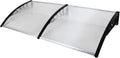 100 x 80 White and Black Awning Canopy Pack of 2 S182420