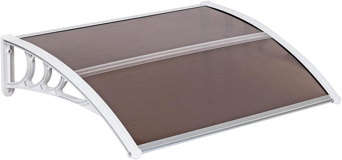 100 x 80 White and Black Awning Canopy Pack of 2 S182420