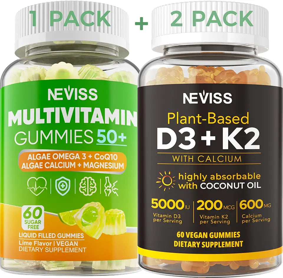 Daily Gummy Multivitamin Algae Omega 3 & Calcium O3866