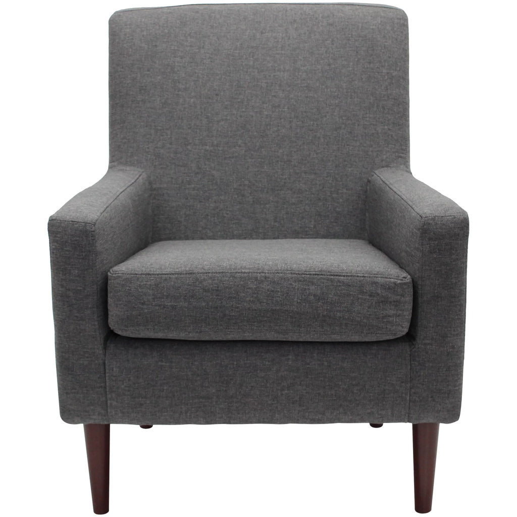 Navy Polyester Fabric Arm Chair R154697