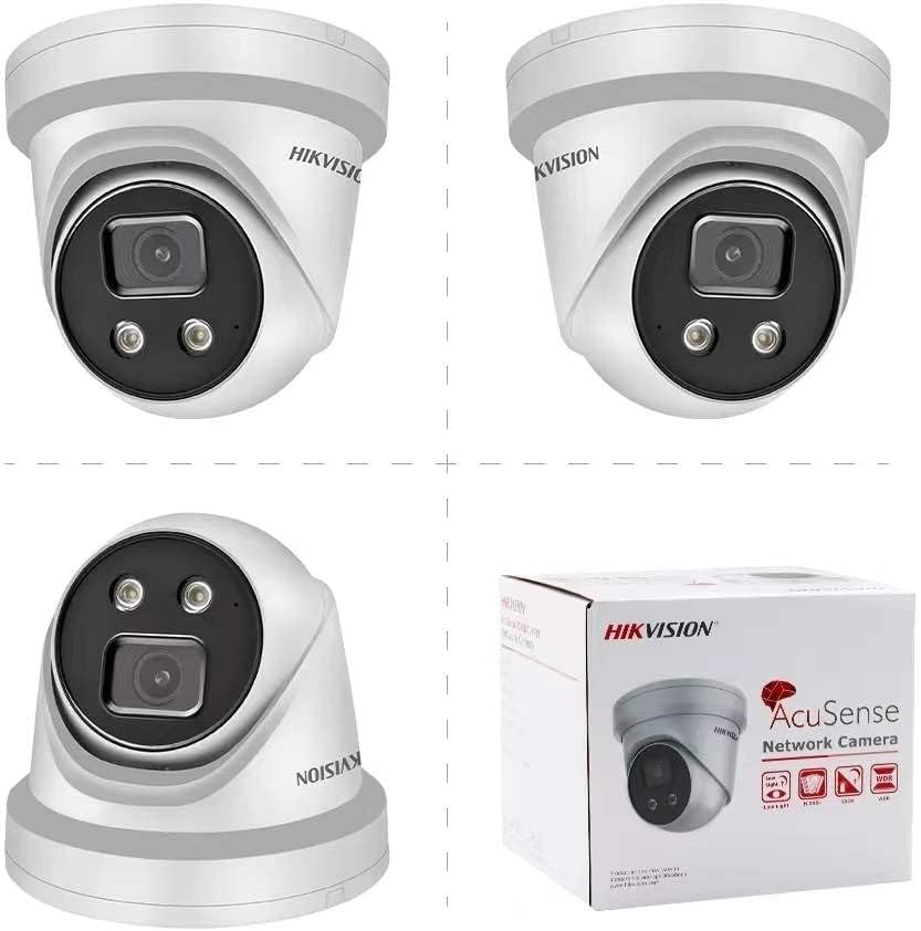 4K AcuSense Fixed Turret Network Camera with Strobe Light and Audible Warning E247718
