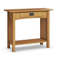 Solid Wood Console Table Charcoal J88417