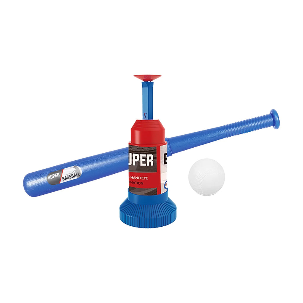 Automatic Launcher Baseball Bat Toys T-Ball Set with Baseball Bat and 3 Baseball C268349