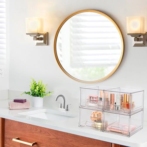 4 Pack Stackable Acrylic Drawer Organizer T789808