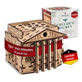 Wooden Puzzle Box with Hidden Compartments T8318