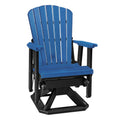 Blue Black Resin Swivel Glider D981442