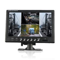 9 inch 16:9 HD 4 Split Quad Color TFT LCD Display Monitor Car Rear View Monitor L596