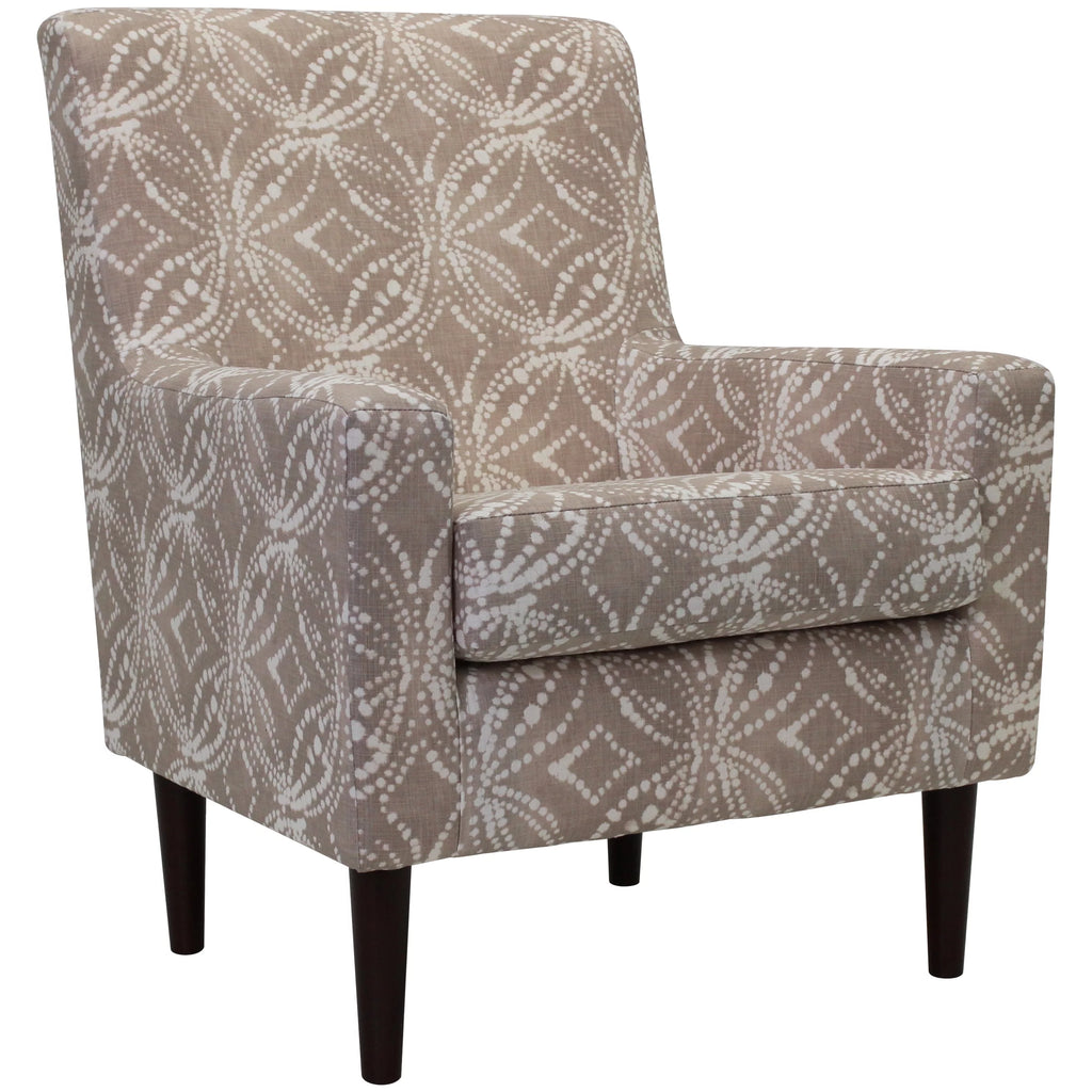 Navy Polyester Fabric Arm Chair R154697