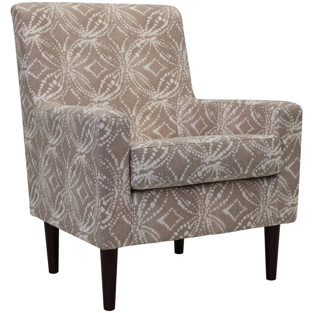 Navy Polyester Fabric Arm Chair R154697