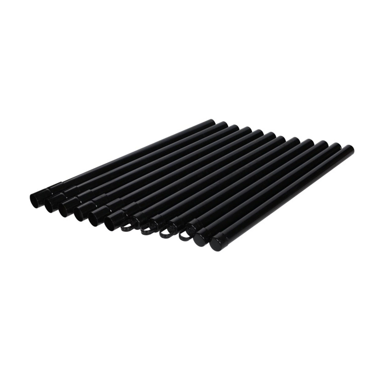 Black PVC Coated Steel Chain Link Fence X242417