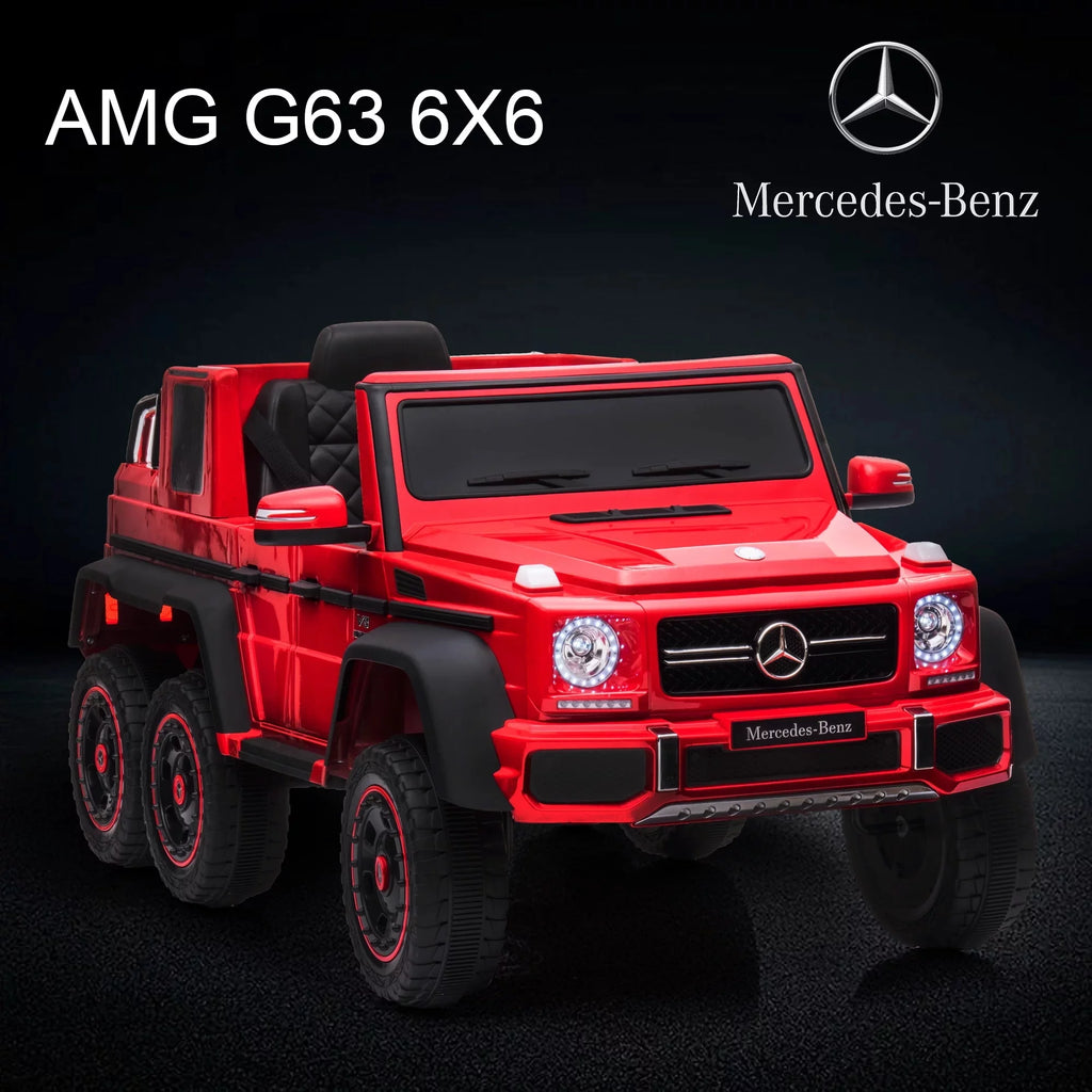 24V Powered Ride On Car with 6 Wheels, Remote Control, MP3 Player, Red R733322