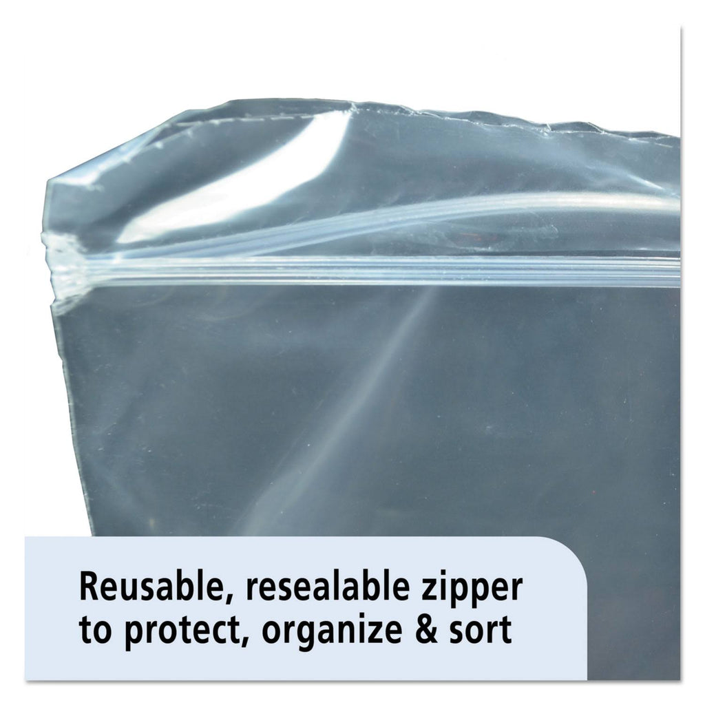 Clear 6 x 6 Zipper Seal Closure Bags, 1000/Carton L552