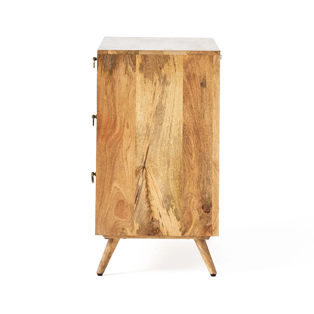 Mango Wood 3 Drawer Sideboard O460915