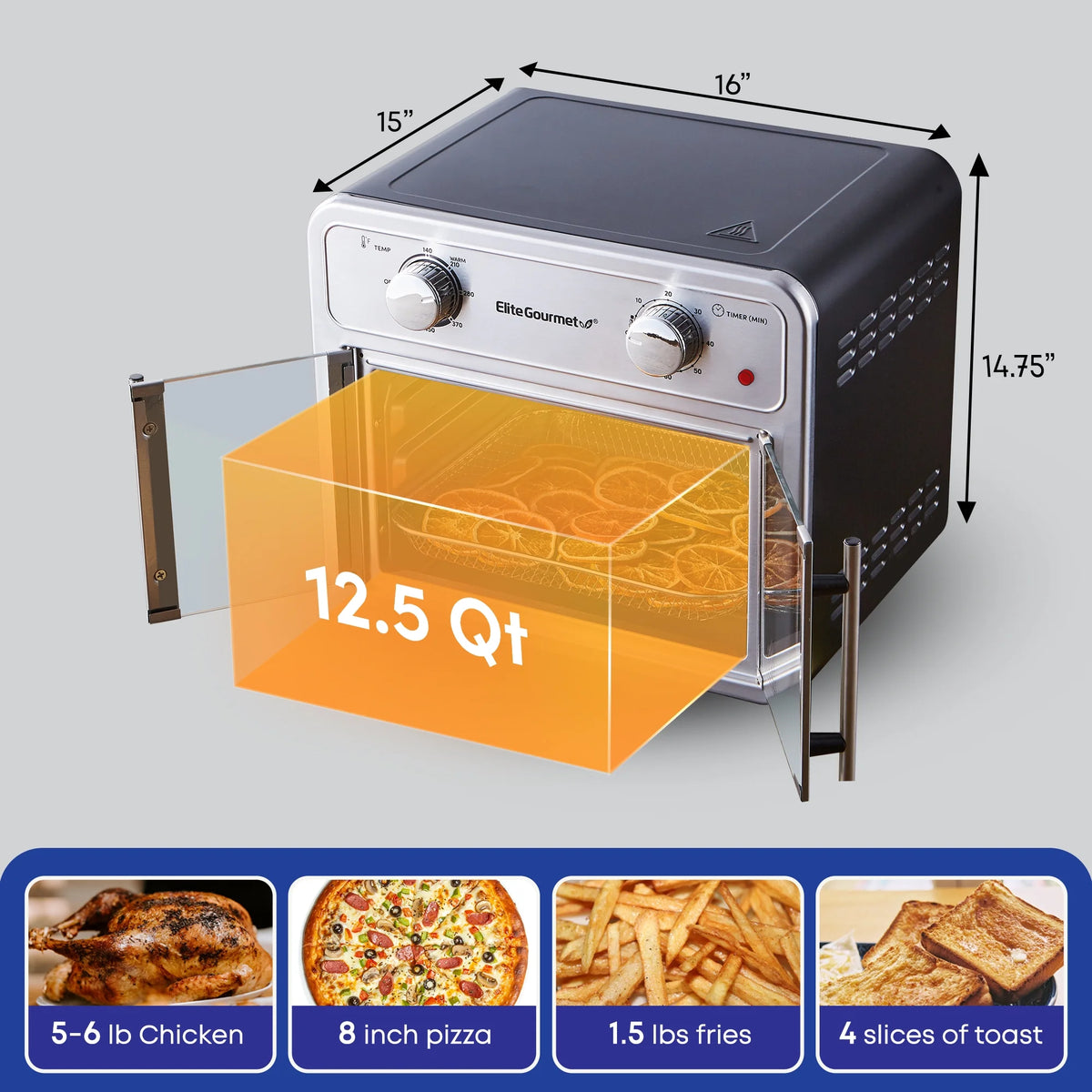 Stainless Steel Air Fryer L8489