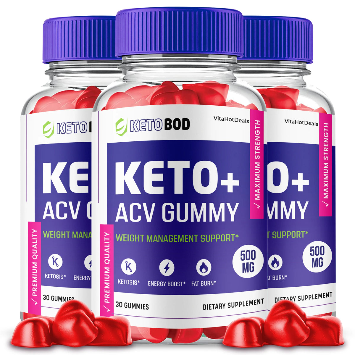 Keto ACV Gummies 3 Pack F19655