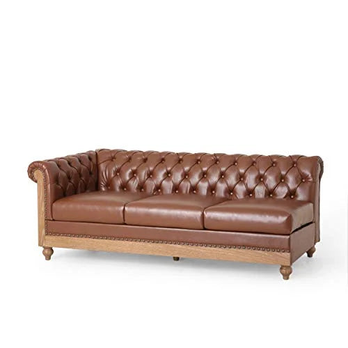 Cognac Brown Natural Sectional J800