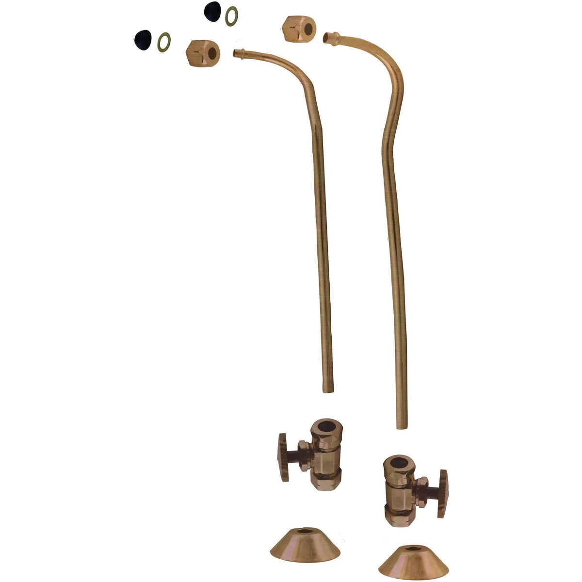 1/2x22 Copper Double Offset Bath Supply K266943