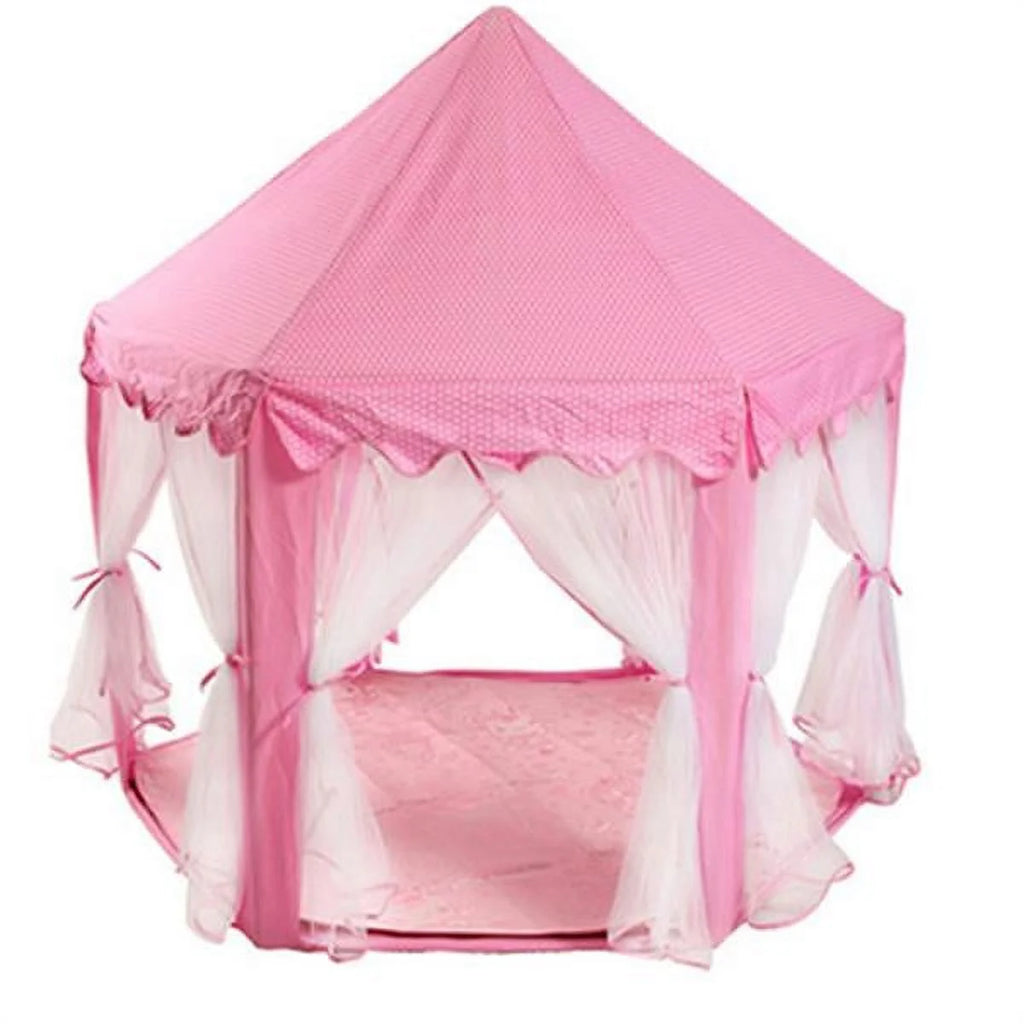 Princess Tent Large Playhouse Kids Castle Play Tent with Led Lamps W52179