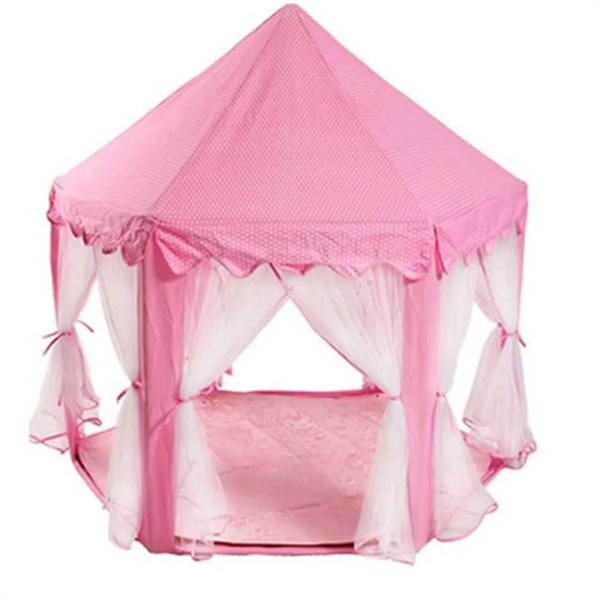 Princess Tent Large Playhouse Kids Castle Play Tent with Led Lamps W52179