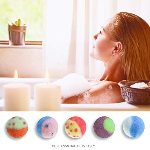 Bath Bombs Gift Set, 10 Organic Bubble Bombs H6363