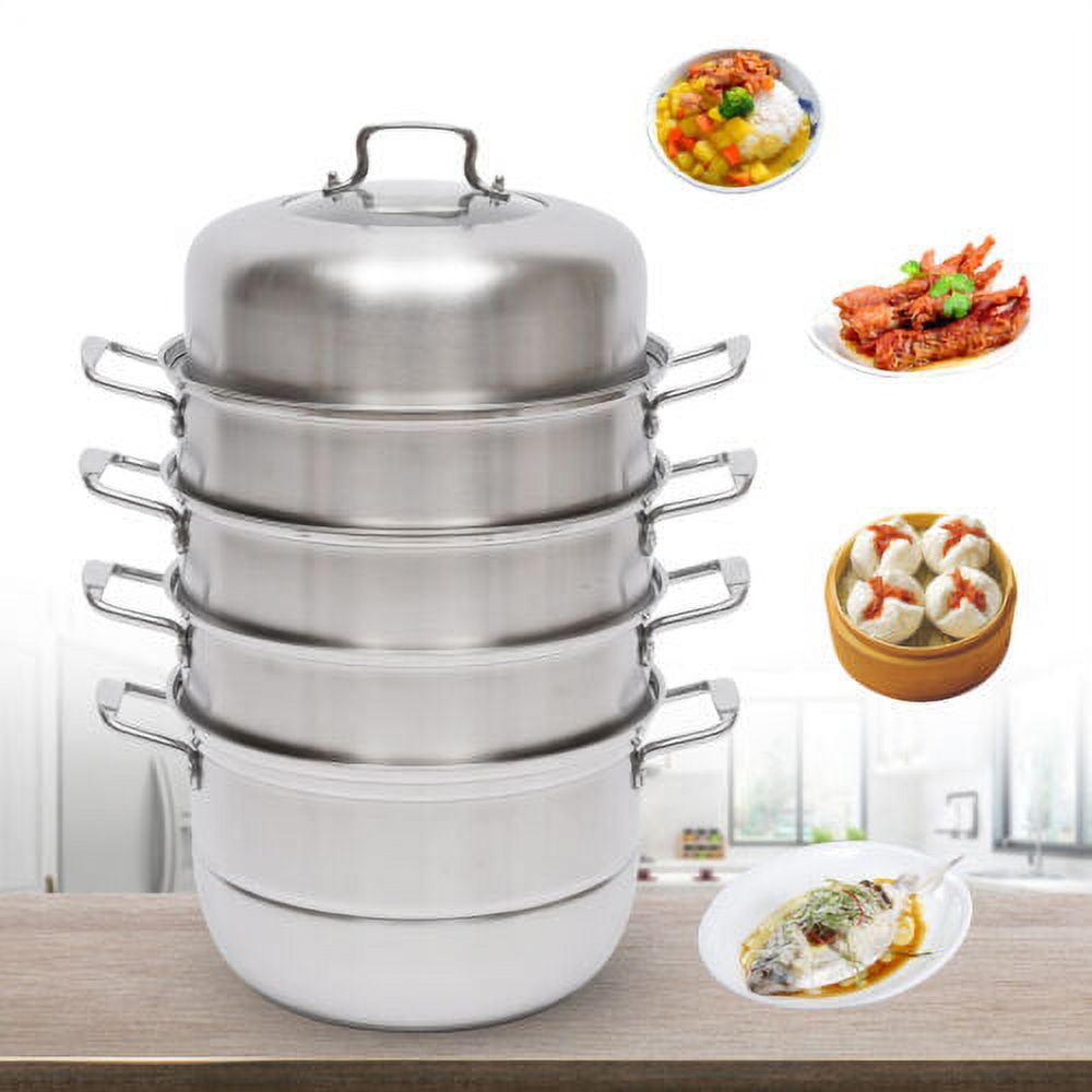 5 Tier Stainless Steel Steamer Cookware H737840