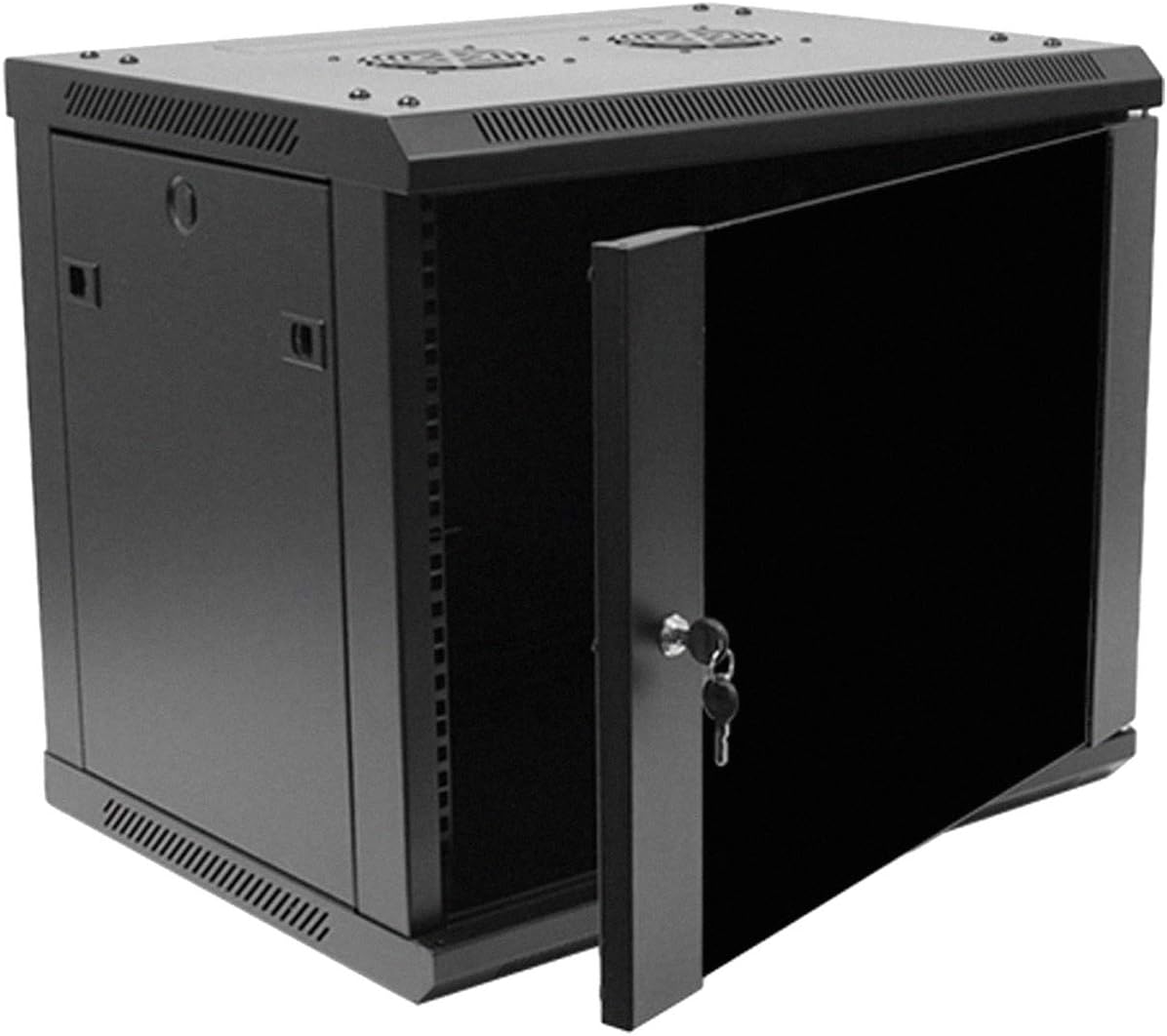 9U Wallmount Cabinet Enclosure with Locking Glass Door A830