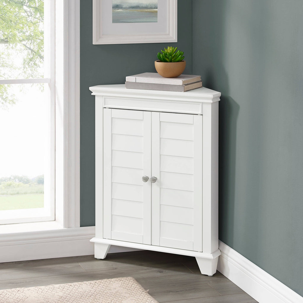 White Corner Cabinet D79472
