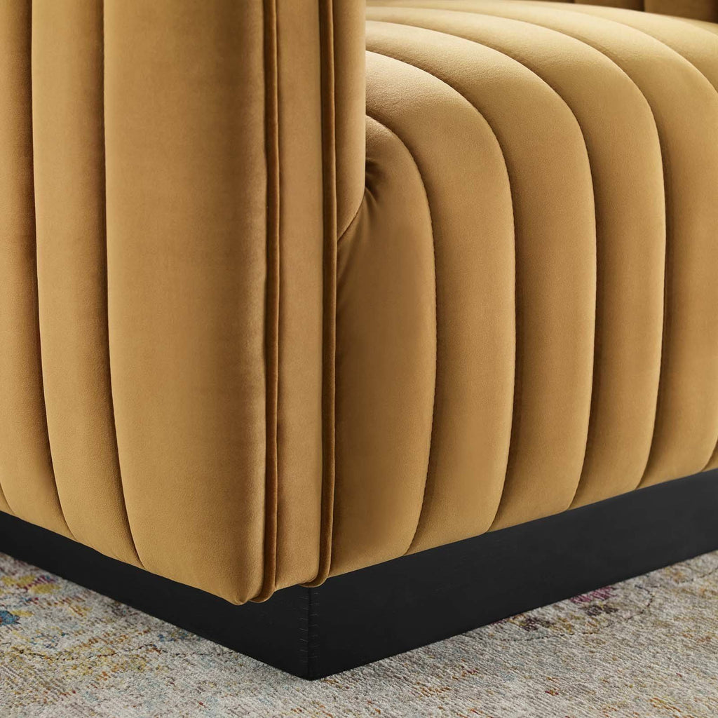 Emerald Performance Velvet Accent Armchair L26155